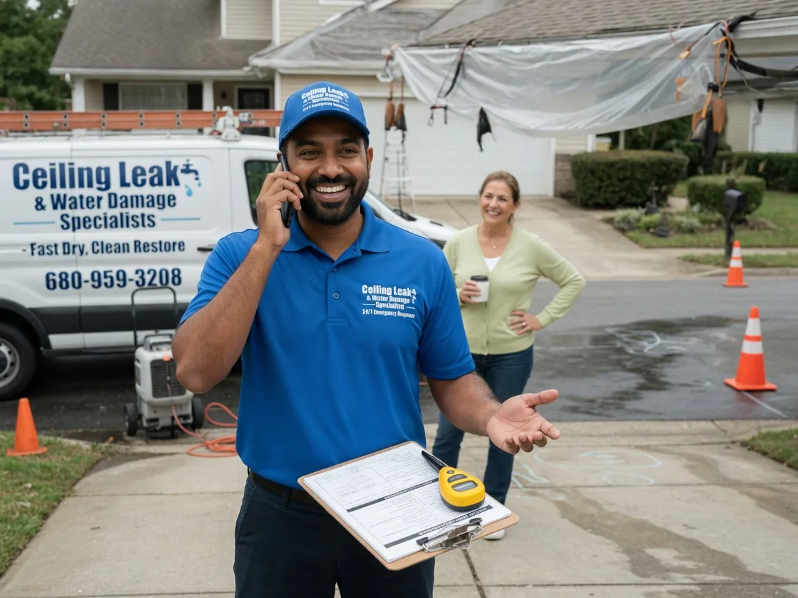 Ceiling Leak Cleanup Timberon, NM FAQs